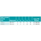 Rányomható Y-csatlakozók (YS / YRS)